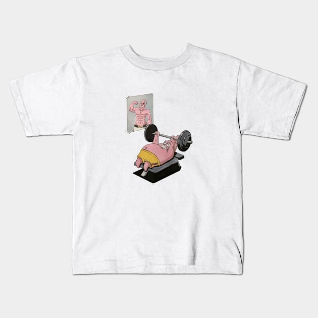 Patrick Star - Dragon Ball Z Kids T-Shirt by SLH-69